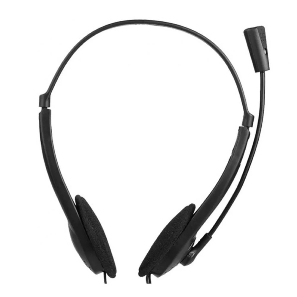 Net Class 3.5mm Headset with Mic Stereo Headphone Earphone Wired Adjustable PC Customer Service Video Conference