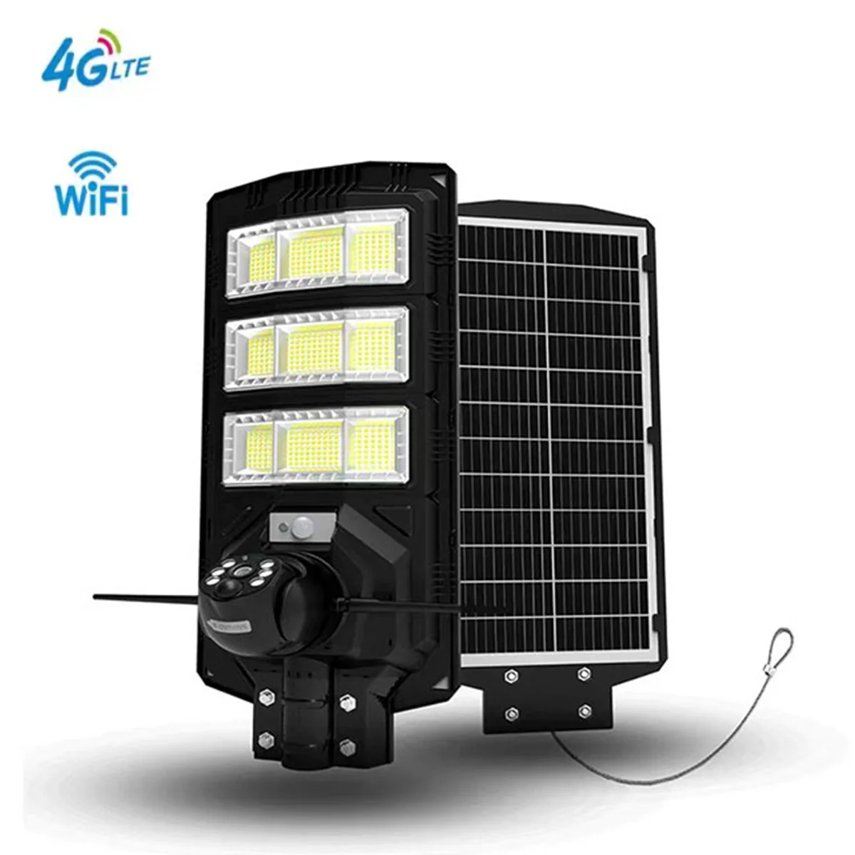 V380 4G/WIFI уличный фонарь на солнечной батарее с камерой безопасности 450 Вт 18000 мАч водонепроницаемый датчик движения парковочный свет