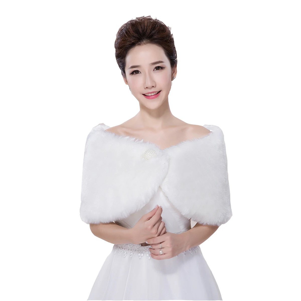 
Hot sell new bride wedding accessories wedding warm soft short paragraph shawl wholesale bride shawl 