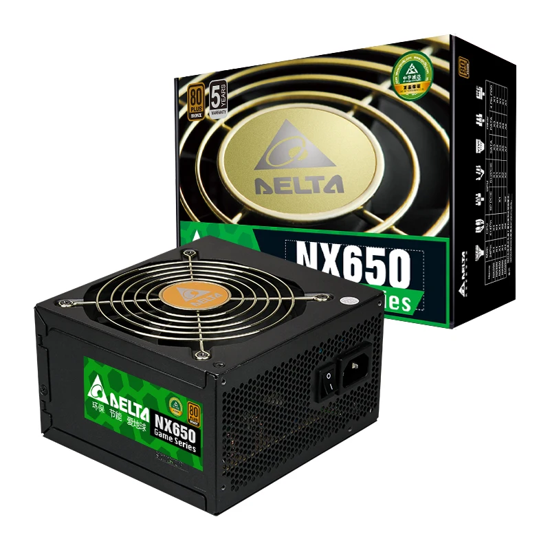 [DELTA]Rated 650W NX650 power supply 80PLUS bronze / full voltage / 12CM temperature control mute fan