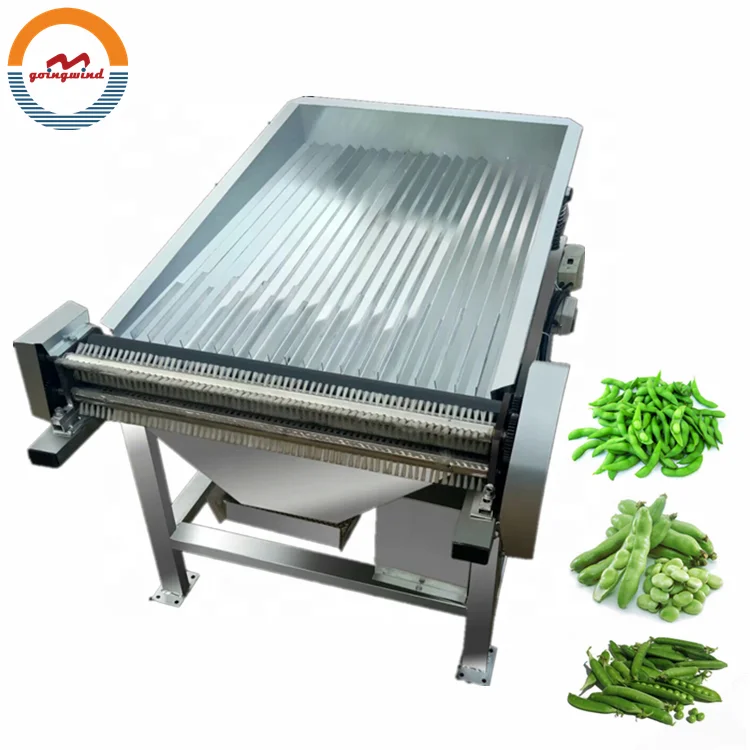 Automatic commercial green pea peeling shelling machine auto industrial peas fava bean peeler sheller dehuller price for sale