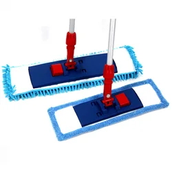 Профессиональная Коммерческая плоская Швабра 40 см и 50 см из микрофибры