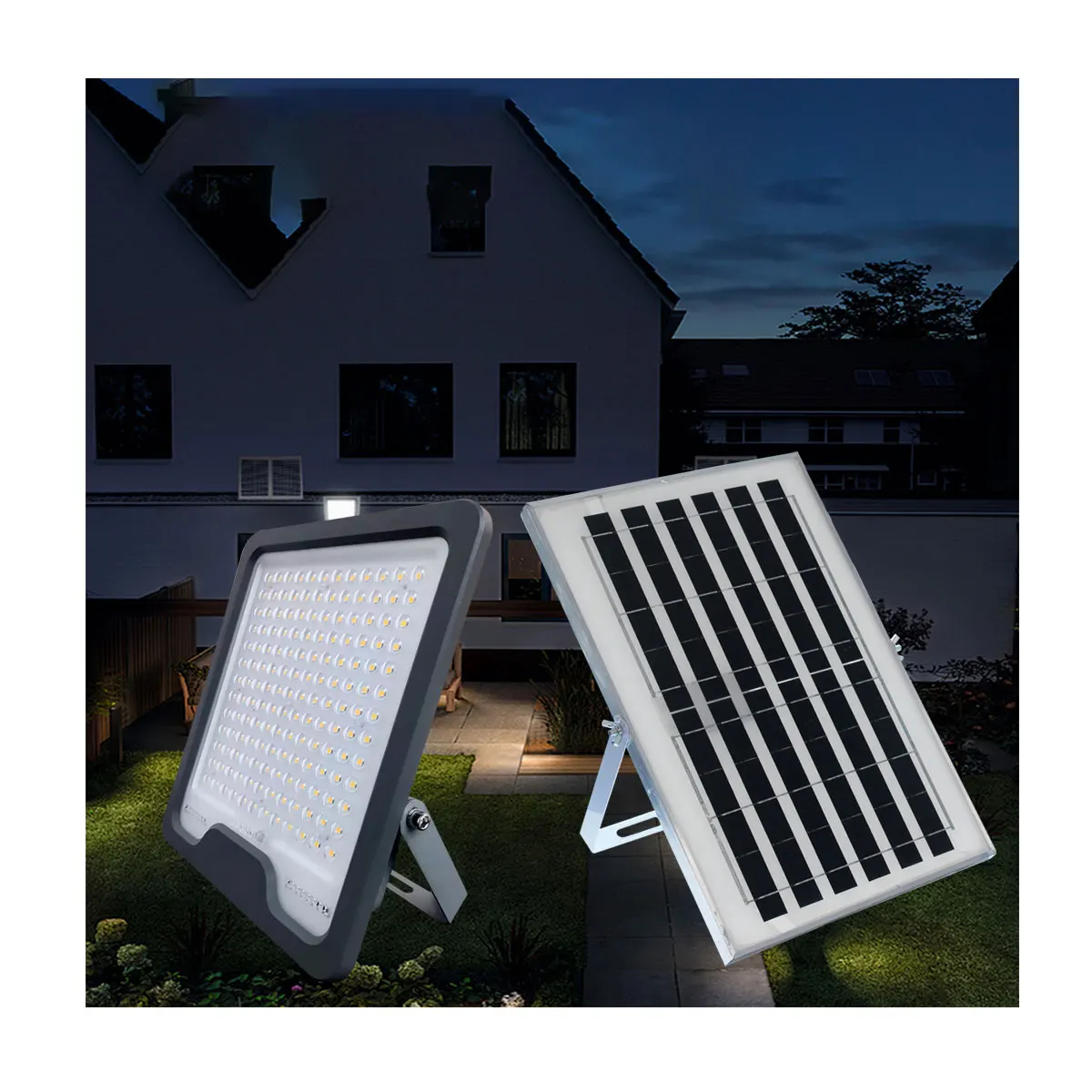 Lens  type Luminous 90° Auto On/Off 7500lm Solar powered garden light