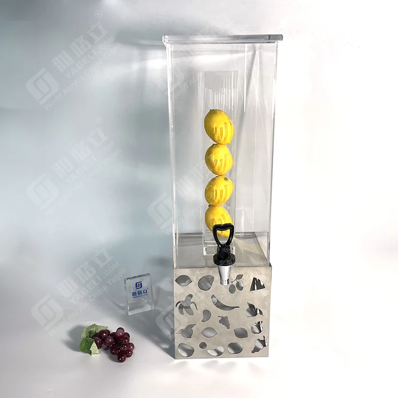 High Quality Custom clear Acrylic Beverage Dispenser Drinking Dispenser