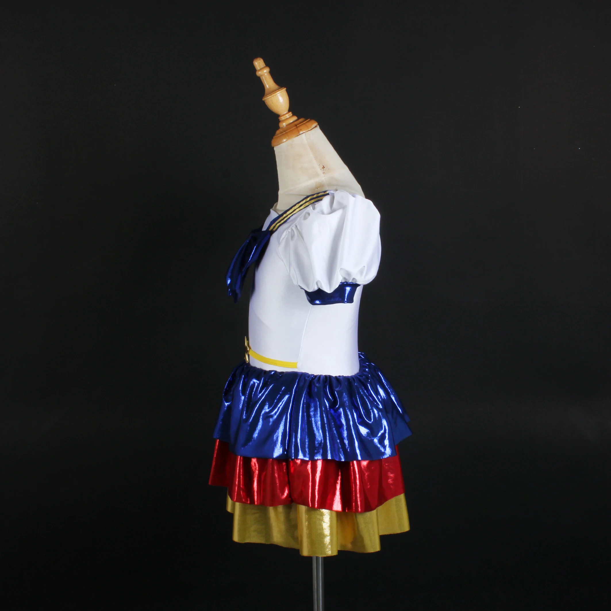 navy style girl performance Dress ballet dance dress Professional Cheer leading costume stage performance dance wear