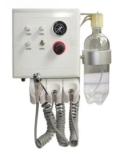 Newest design good price dental portable turbine unit/air unit with weak suction dental laboratory equipment