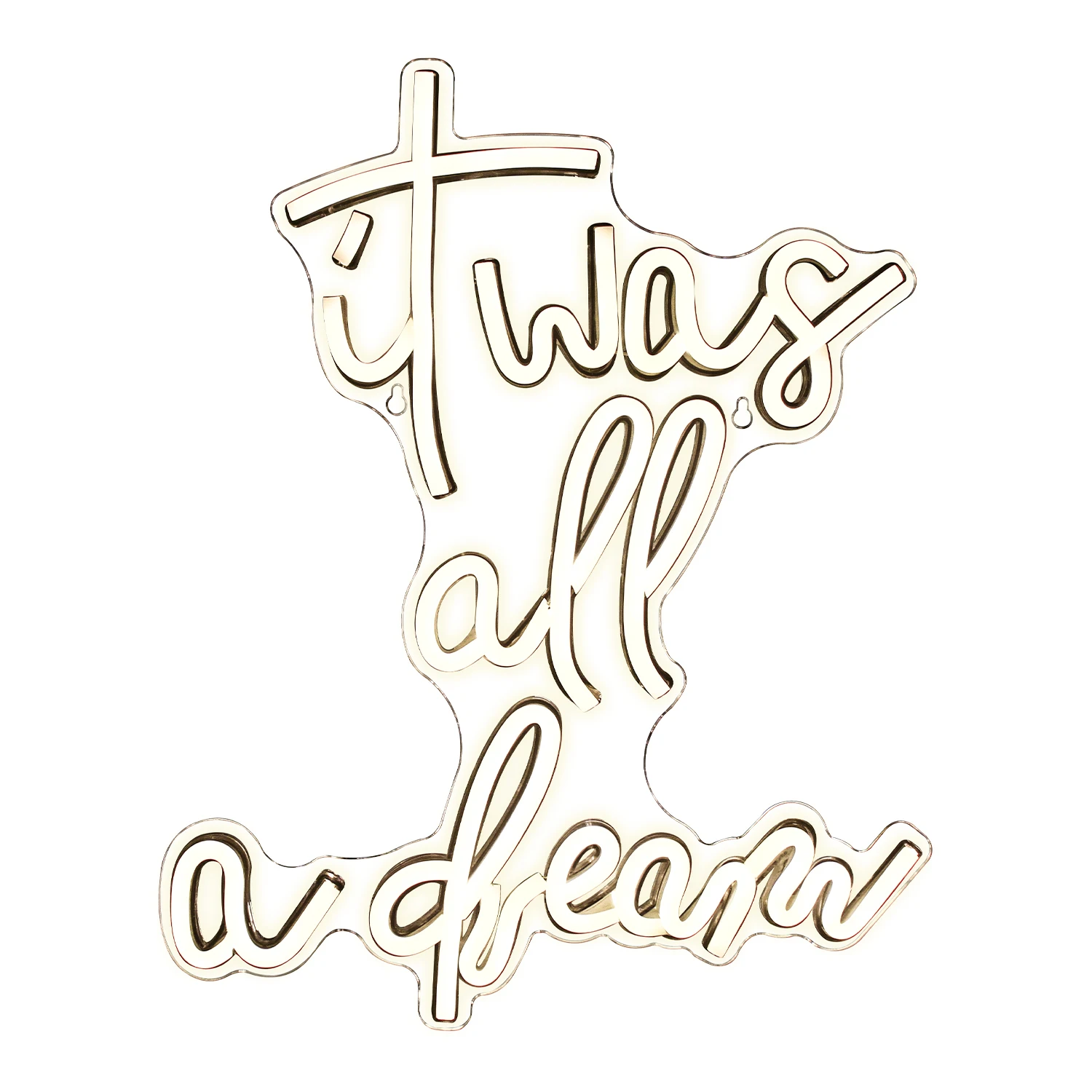 Wanxing Birthday Neon custom it was all a dream LED neon party, sweet birthday gift