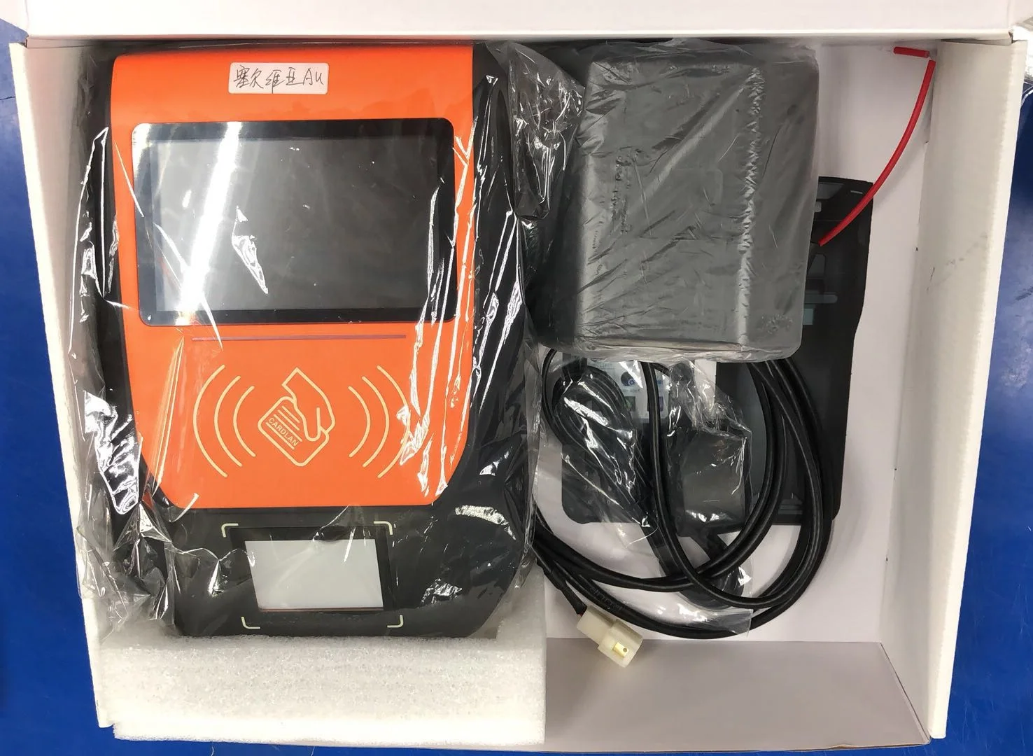 Waterproof LCD Color Display Bus POS Card Reader/Mifare RFID Card Reader