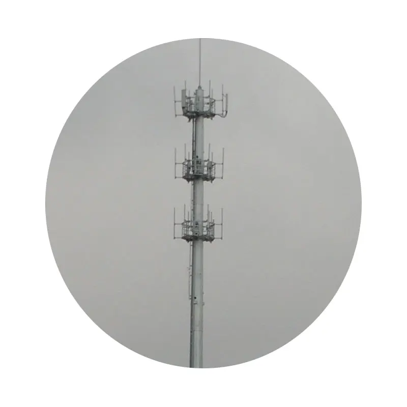 High Quality Galvanized Telecommunication 30m Galvanized Telecom Antenna Mast Tower