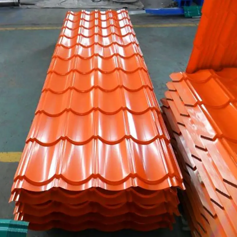 0.4mm 0.5mm Roofing Sheets Prices High Quality 12 Feet Zinc Steel Roofing Sheet Corrugated Iron Sheet Forming Metal