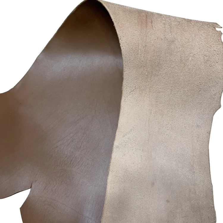 Factory price vegetable tanned cow leather for hand make craft bags shoes gift etc
