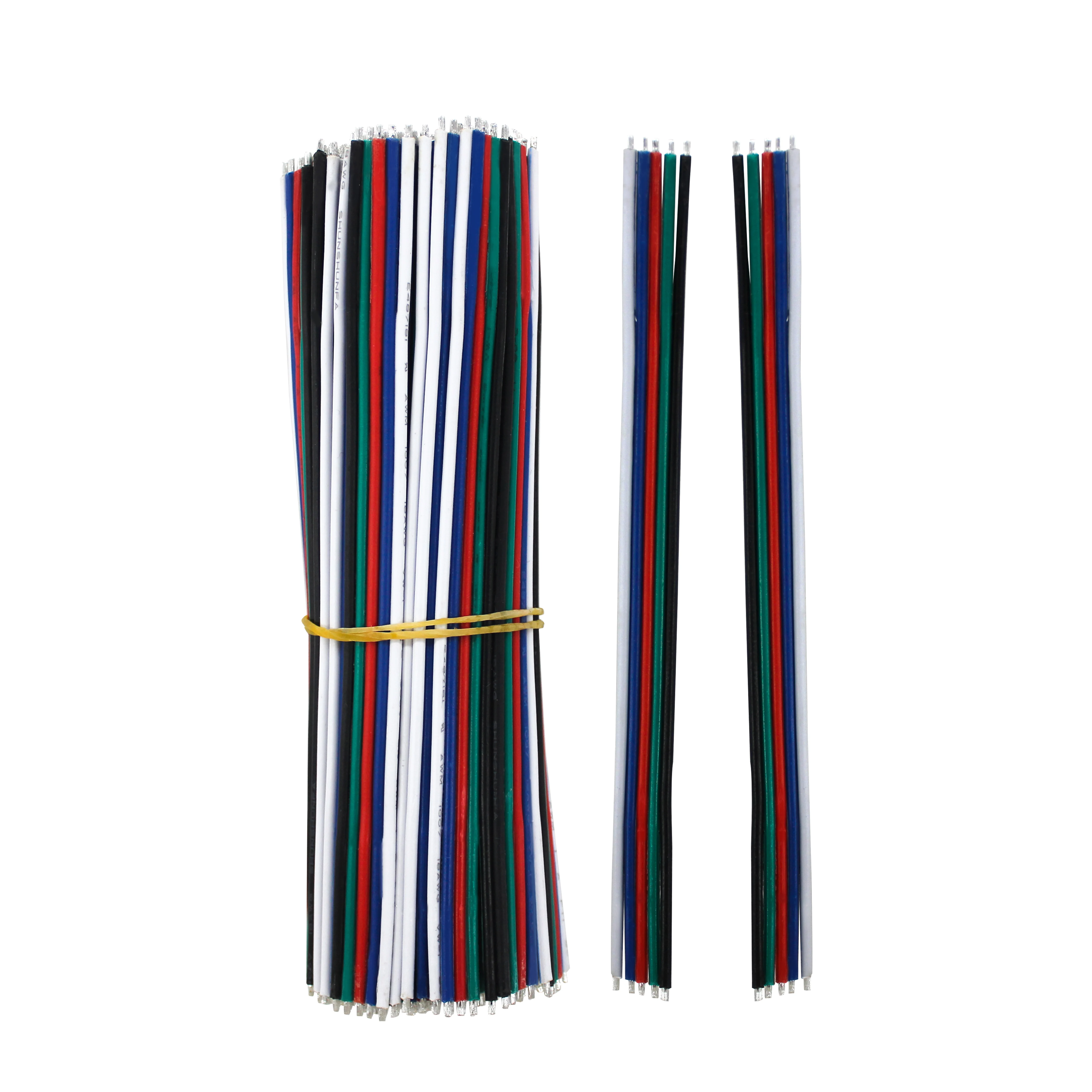  5 Pin pvc insulated wire 22 AWG for RGBW 5050 LED strip light extension
