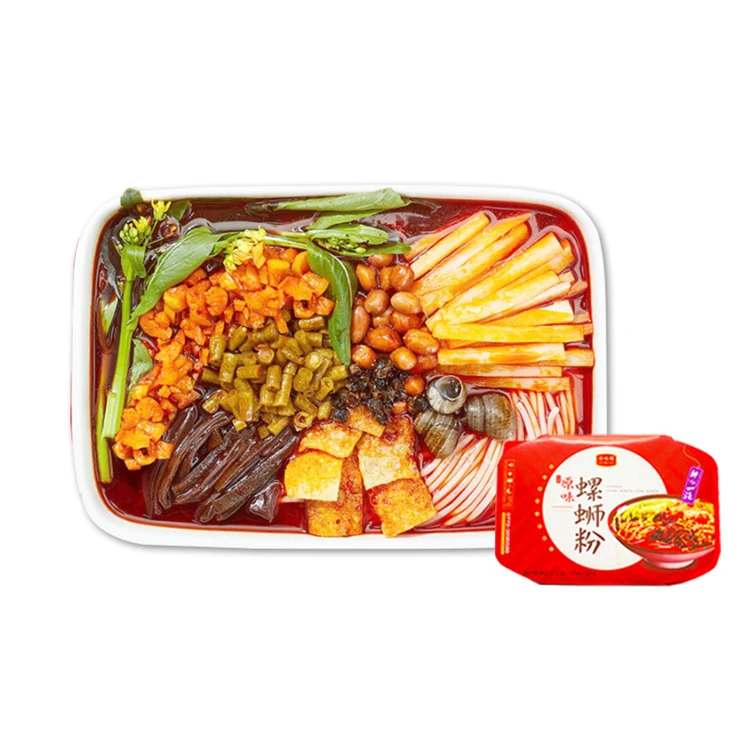 Китайская еда для отдыха, вареная лапша, речная морда, рисовая лапша