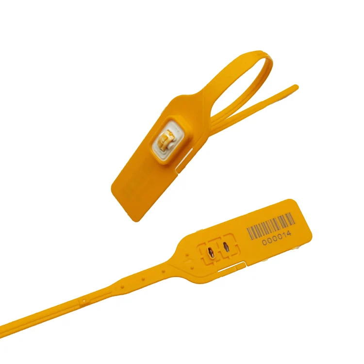 400mm Metal Insert Truck Container Plastic Padlock Seal Double Lock Security Seal