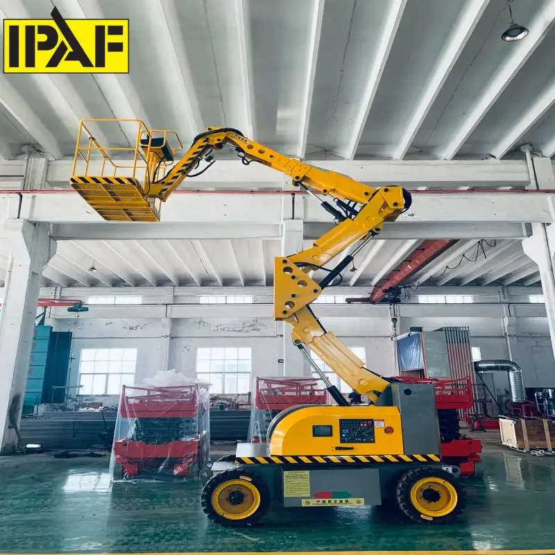 Big promotion hydraulic electric self propelled boom lift for outdoor events