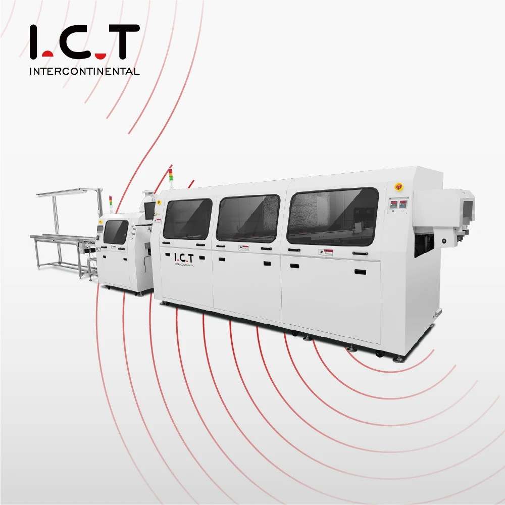 ICT CustomLogo Selective Soldering Wave Soldering Machine Line DIP Production Line