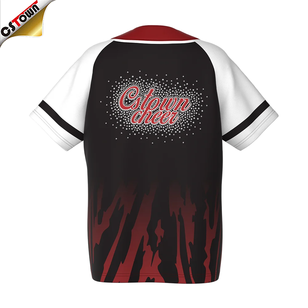 Fashion sublimation Plain Blank custom Printing Baseball Jerseys Baseball Uniform