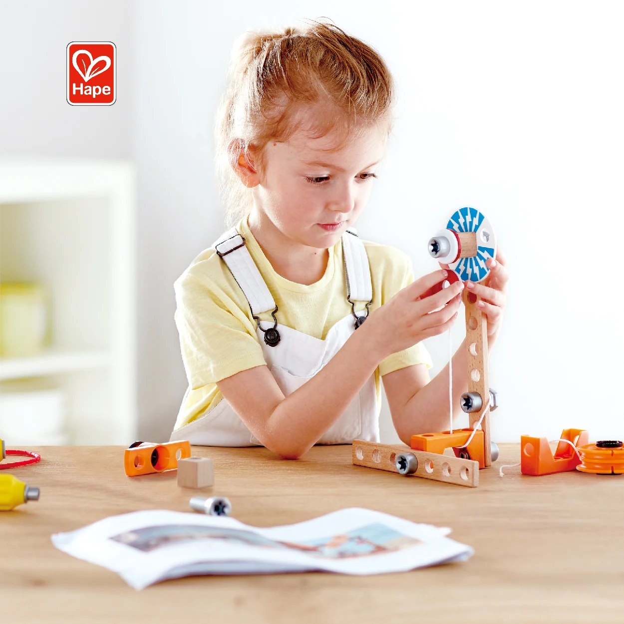 Hape развивающие игрушки новейший дизайн магнит научная лаборатория паровые