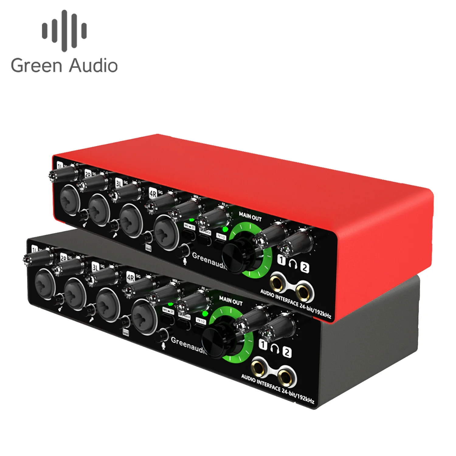 GAX MD44 новейшая 4 канальная звуковая карта 4 в 4 Интерфейс Аудио для записи подкастов музыкальный инструмент (1600868798830)