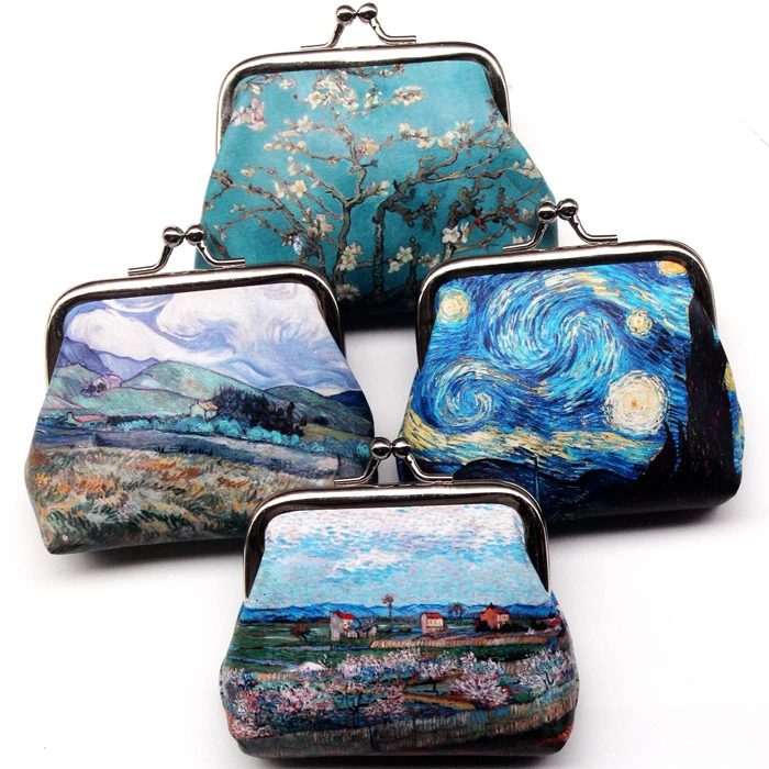 Vintage Women PU Leather Coin Purse Hasp Wallet Bag Female Mini Clutch Change Pouch Money Bag