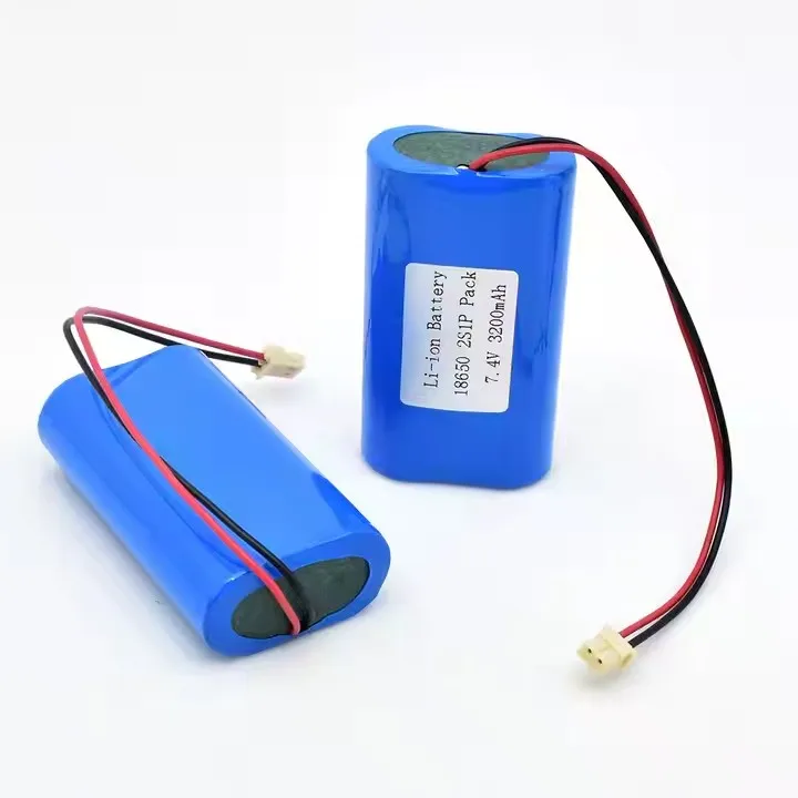 GEB 18650 Lithium Battery 7.4V 3200mAh Li-ion Rechargeable Battery 1S2P 2S1P 3.7V 10000mAh Rechargeable Lithium Battery Pack