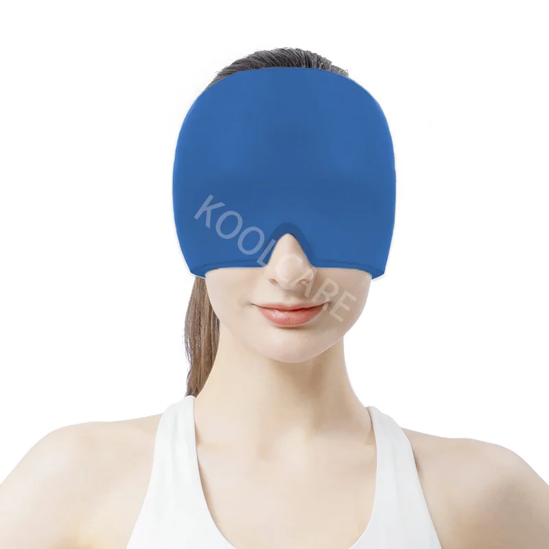 Hot Selling Stretchable Cold Therapy Gel Ice Migraine and Headache Relief Hat for Migraines and Tension Headache Relief ice hat