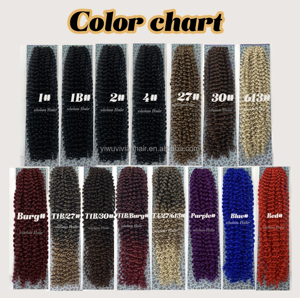 Wholesale Godtress Pre Passion Twist Braid Hair Ombre Water Wave 22 Inch-24inch Crochet Dreadloc Hair Extension