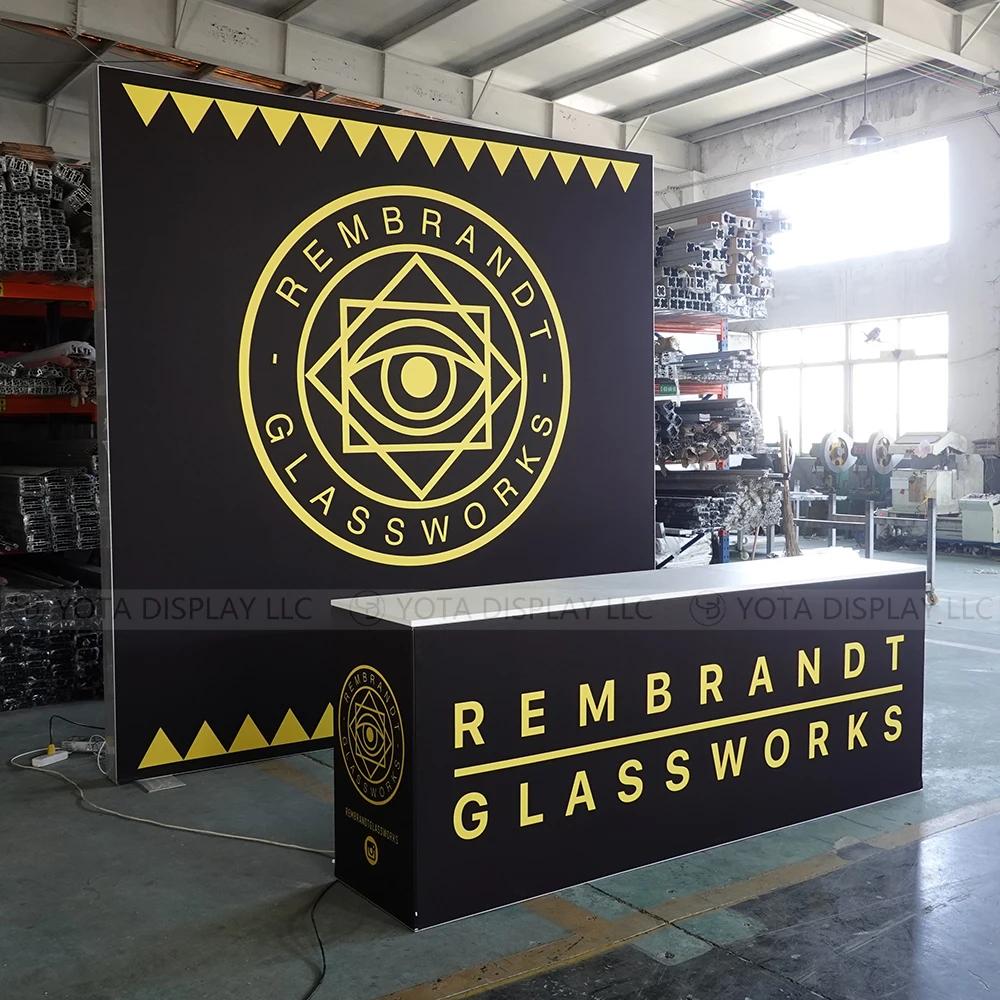 Custom Design Easy Assemble 10x10 Exhibition Tradeshow Expo Booth Display