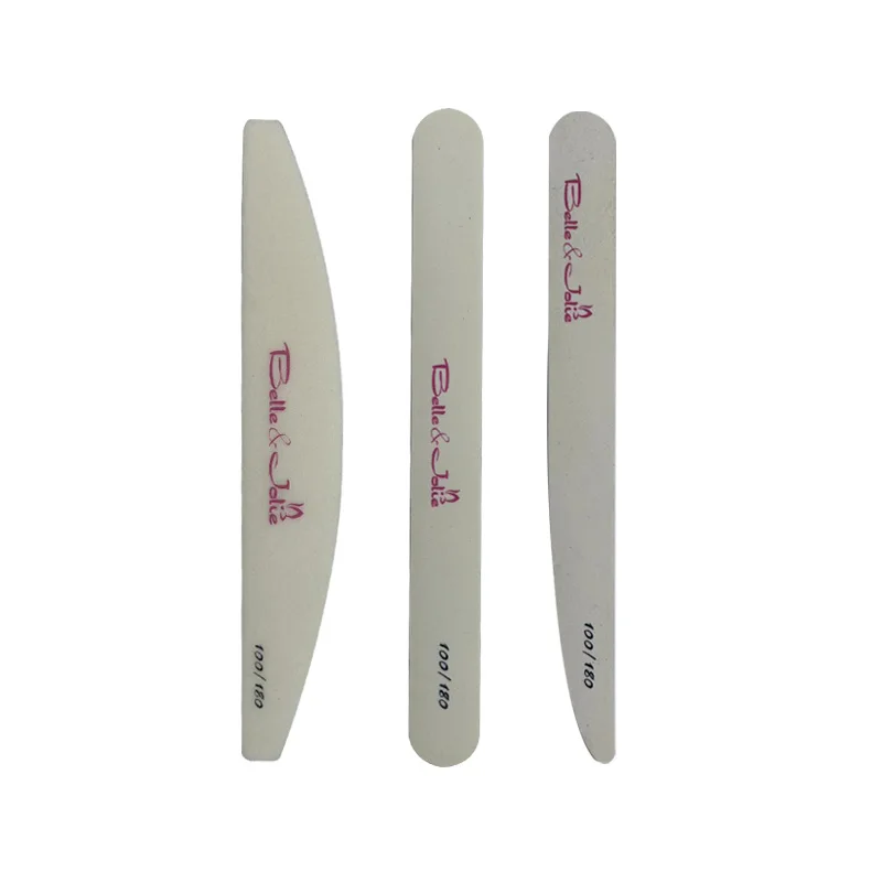 6pcs Professional Emery Boards Washable Double Sided nail files and sponge set for manicure
