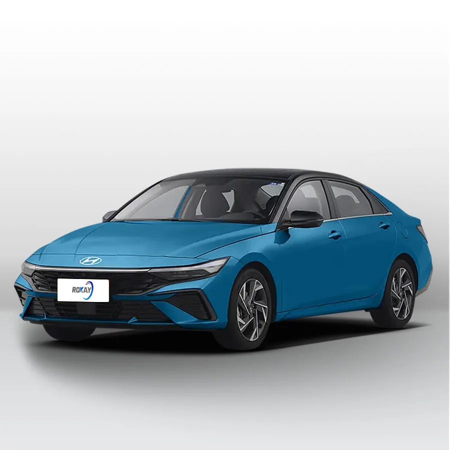 [ROKAY] 2024 Elantra 1.5L CVT LUX/горячая Распродажа Hyun-Dai Lux Fwd бензиновый автомобиль 4-двер-5-местный седан Новый Подержанный