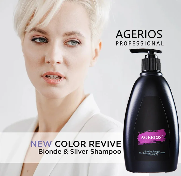 Sulfate Free Purple Shampoo Toning Purple Shampoo for Color Treated Blonde Grey Hairs
