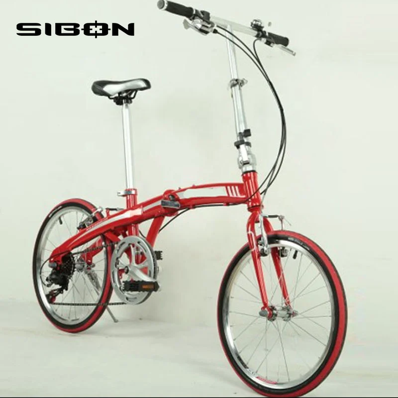 SIBON B0240114 adult 20 inch 7 speed high carbon steel frame & fork aluminium rim & V brake china folding bike