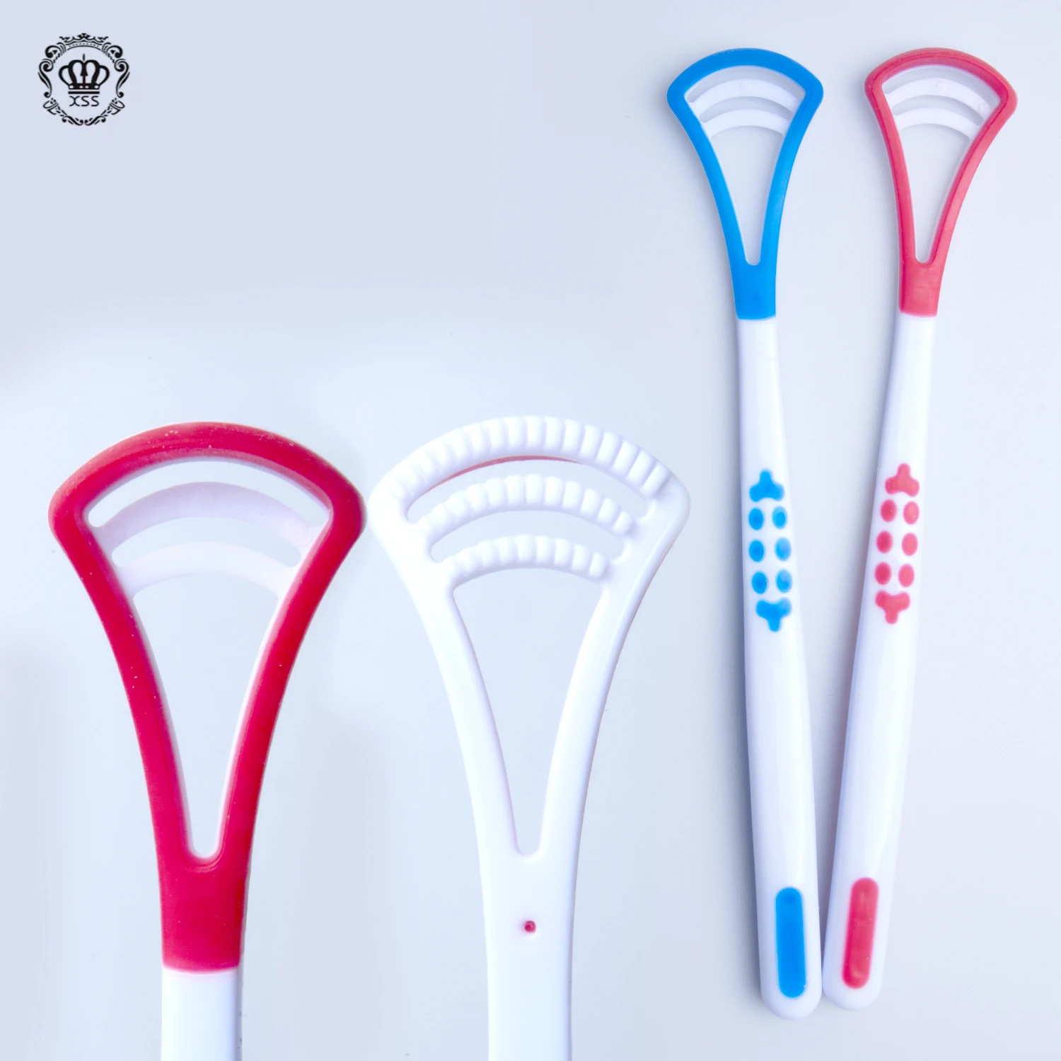 XiBrush Eco Silicone Tongue Coating Scraper Cleaner Food Grade Soft Tongue Cleaning Brush For Dental Care Oral Hygiene