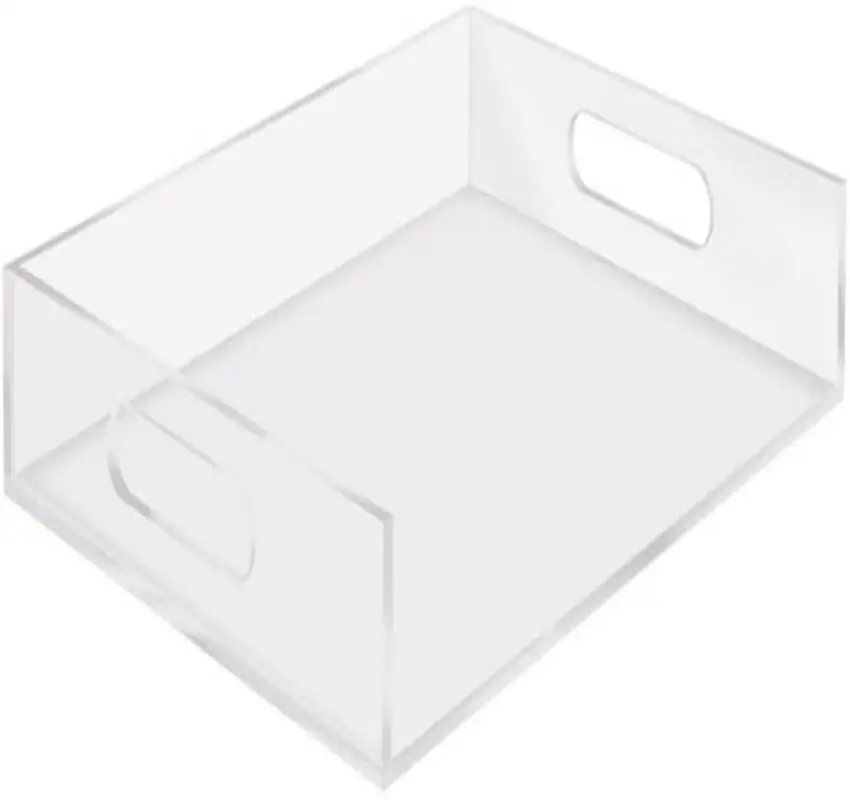 Acrylic Inbox Stackable Letter Tray, Clear, 12.5x10.5x2.5 inch