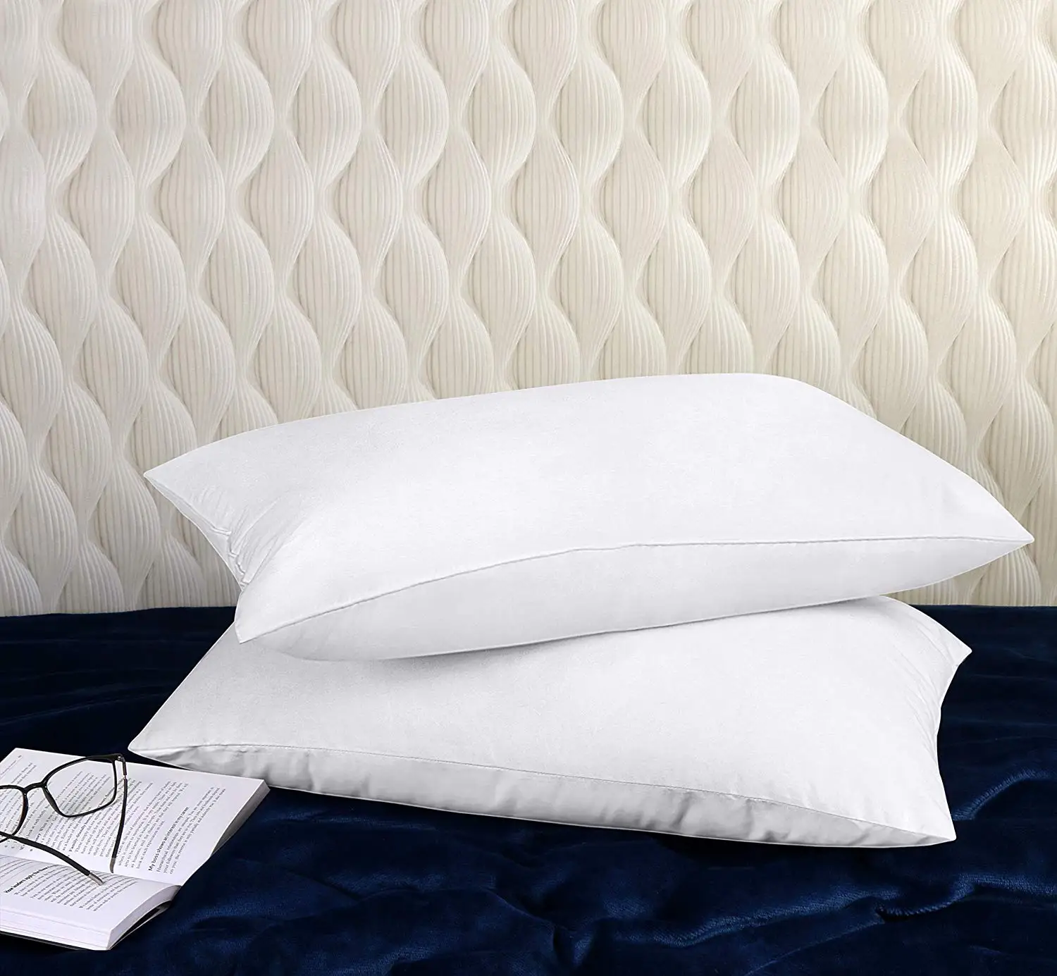 Living Room Cushion,5 Stars Excellent Premium Quality White Goose Down Pillow 800 Fill Power for Bed Sleep Pillow Insert
