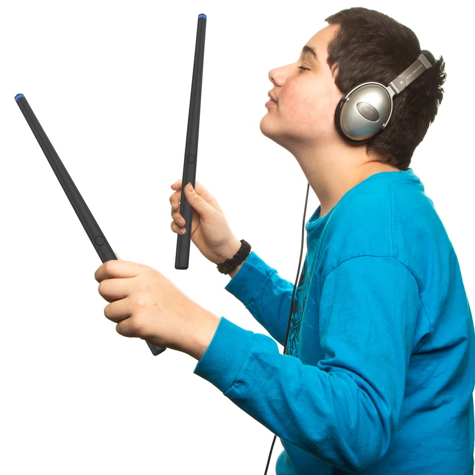 Drop Ship Smart Simple Drums Set Portable Body Feeling Vibration Induction Virtual Wireless AI Drum Kit Electronic Drum Set