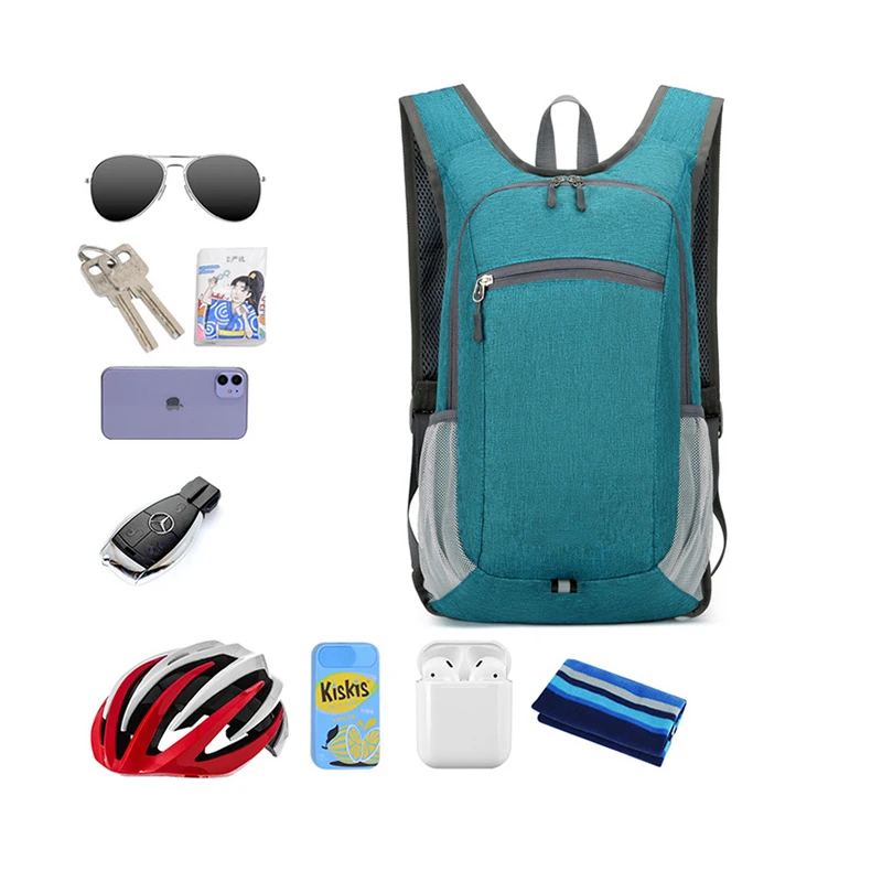 Folding Outdoor Sports Bag Lightweight Hiking Backpack Travel Bag Leisure Shoulder Bag for Male and Female