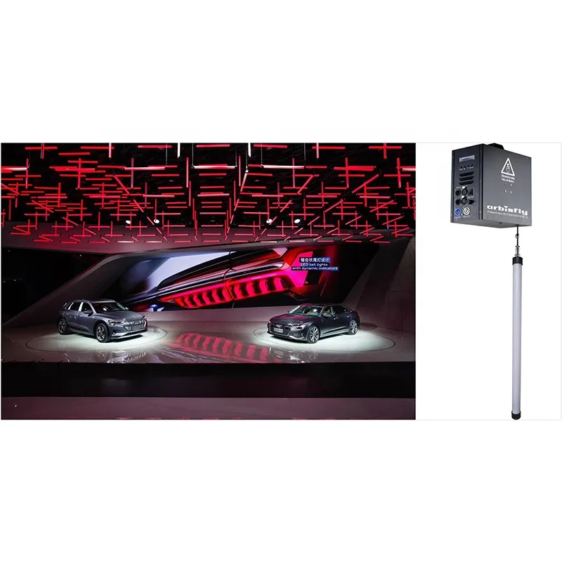 Led Pixel Tube Light Dmx for Stage bar Wedding Lights Hoist Crane Lifting Kinetic Light Kinetic Winch Dmx Winch