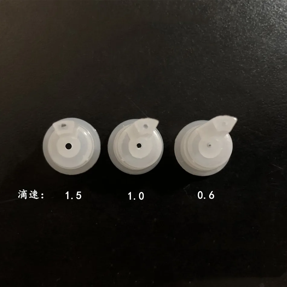 18/410 plastic tamper evident cap, tamper resistant brush cap,security ring cap with brush for essential oil bottle