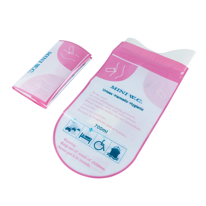 Adult urine collection portable vomit plastic urine catheter bag