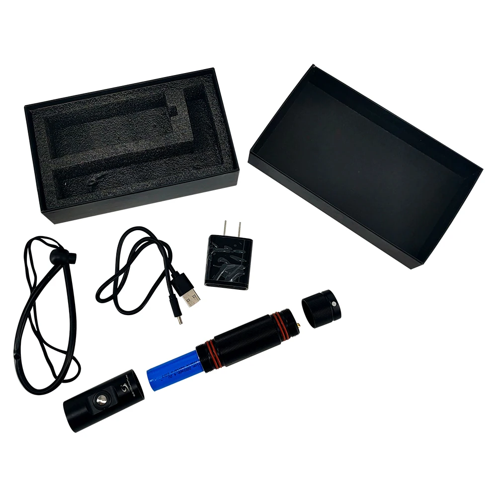 diving light underwater flashlight for diving    scuba dive lighttorch