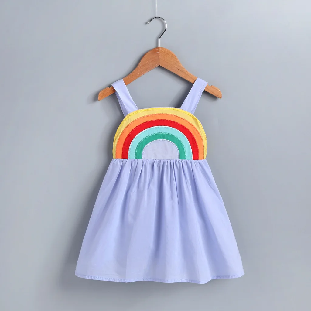 summer toddler skirt infant clothing sundress playwear outfits kid birthday clothes children wear baby frock girl casual dresses