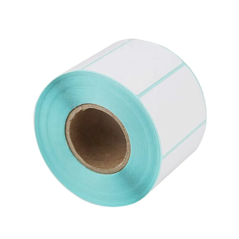 Factory Wholesale Top Coated  Printing stickers Thermal Label Roll  Customized Size Waterproof Adhesive Sticker Labels