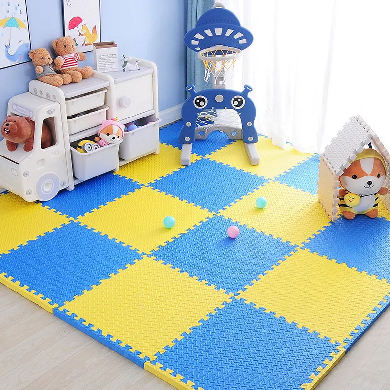 Foam Play Mat Interlocking Playmat Tiles Floor Mat Tiles Kids Puzzle Exercise Gym Mats