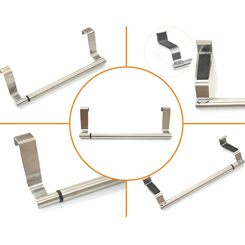 Retractable Extendable Stainless Steel Hanging Door Hook Metal Hanging Hook