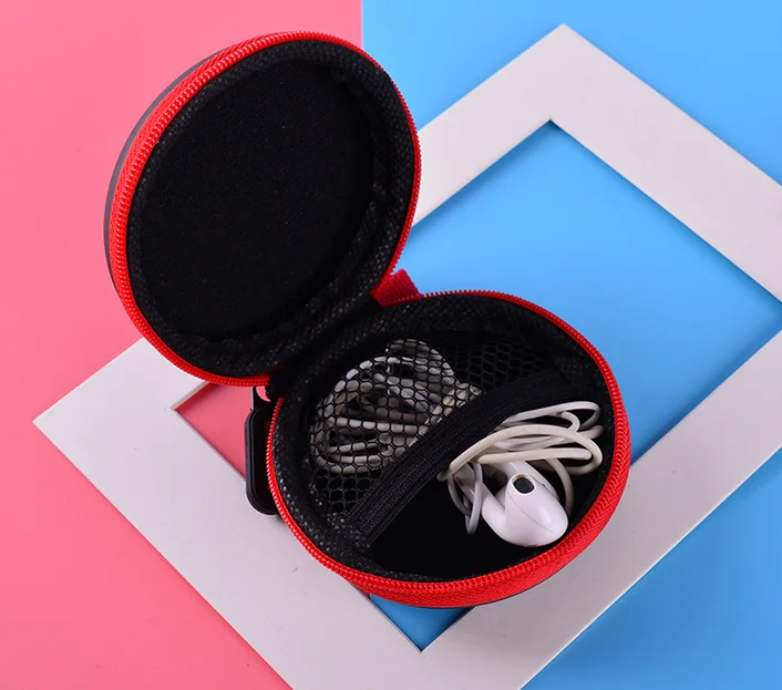 
6PC Earphone Case Bag Hard EVA Protective Cover Pocket Storage portable Collection Box Organizer Container for carry cable jerry 