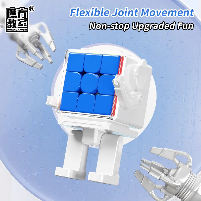 MOYU cube New Meilong 3M Magnetic Magic Cube with Cube Robot For Children Brain Training Kids Gift