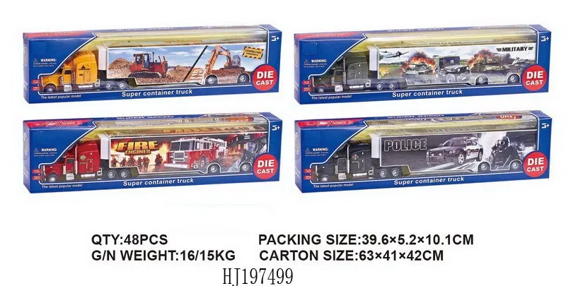 1:42 die-cast model car super truck metal toy car carry case for mini car toy