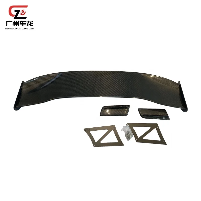 Rear Wing Universal Spoiler Auto Parts Carbon Fiber Rear Spoiler Car JS Style  For Honda 8th 9th Generations Civic