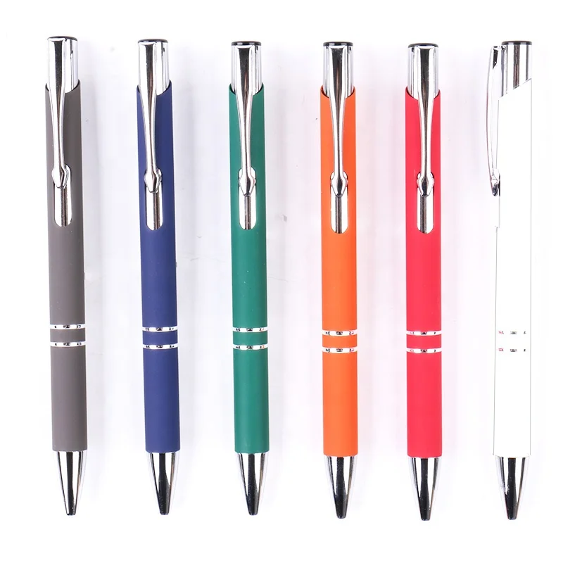 Fast Delivery Support Small Batch Order Classic Ballpoint Pen Ultra low Price Limited Supply Of Aluminum Rod Metal Office Pen